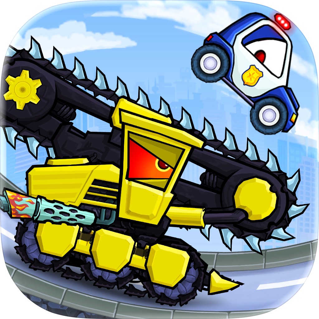 Apple App Store cover for Car Eats Car 3 - Racing Cars