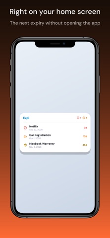 Expi: Expiry & Renewal Tracker Screenshot 5 of 6