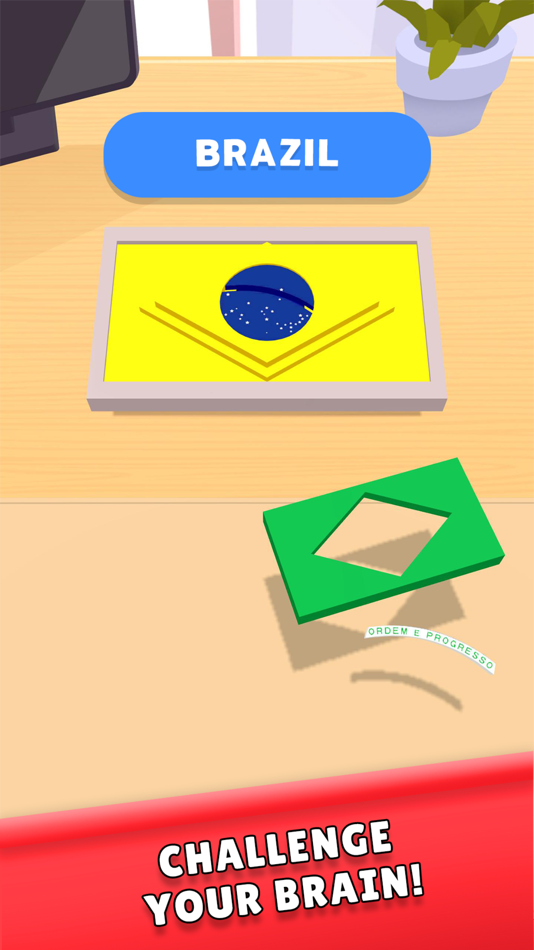 #4. Drop Fit: World Flag Puzzle (iOS) 由: INWAVE STUDIO