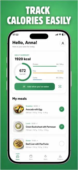 Meals365 - Calorie Tracker screenshot 1