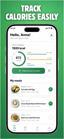 Meals365 - Calorie Tracker Screenshot 1 of 8