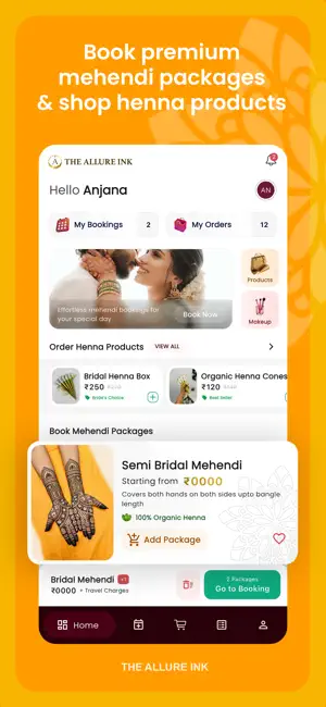 The Allure Ink: Mehendi App screenshot 1