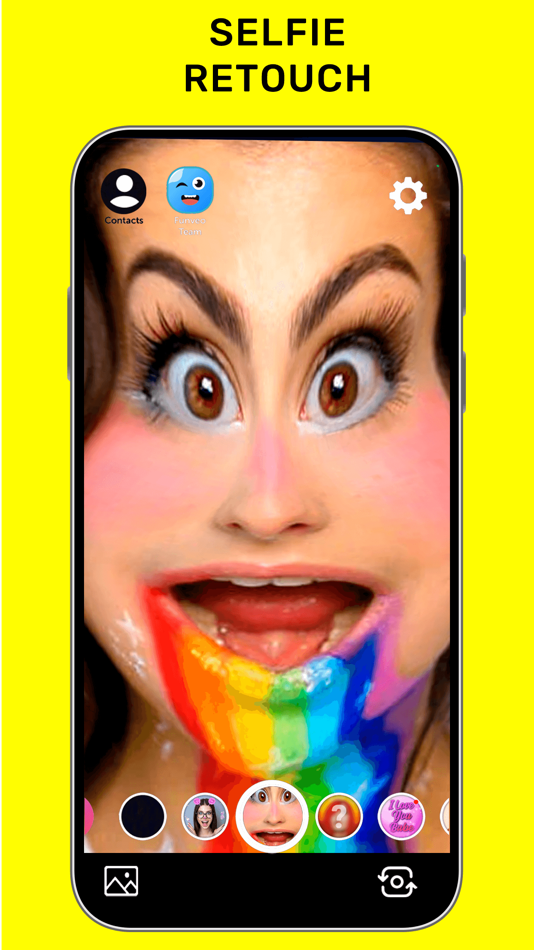 #2. Funveo: Funny Face Swap Filter (iOS) De: Funny Media Labs, S.L.