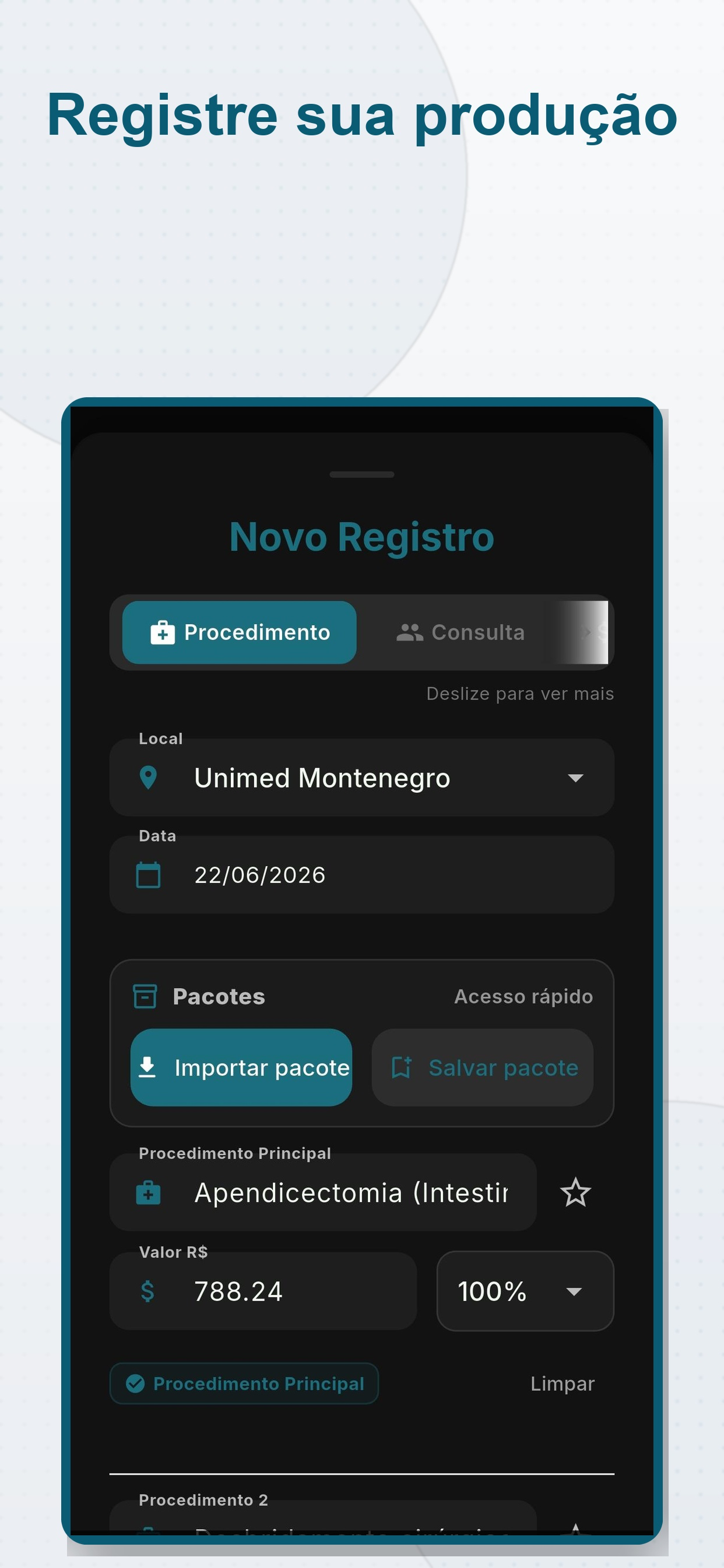 MedProd: Finanças Médicas screenshot 4