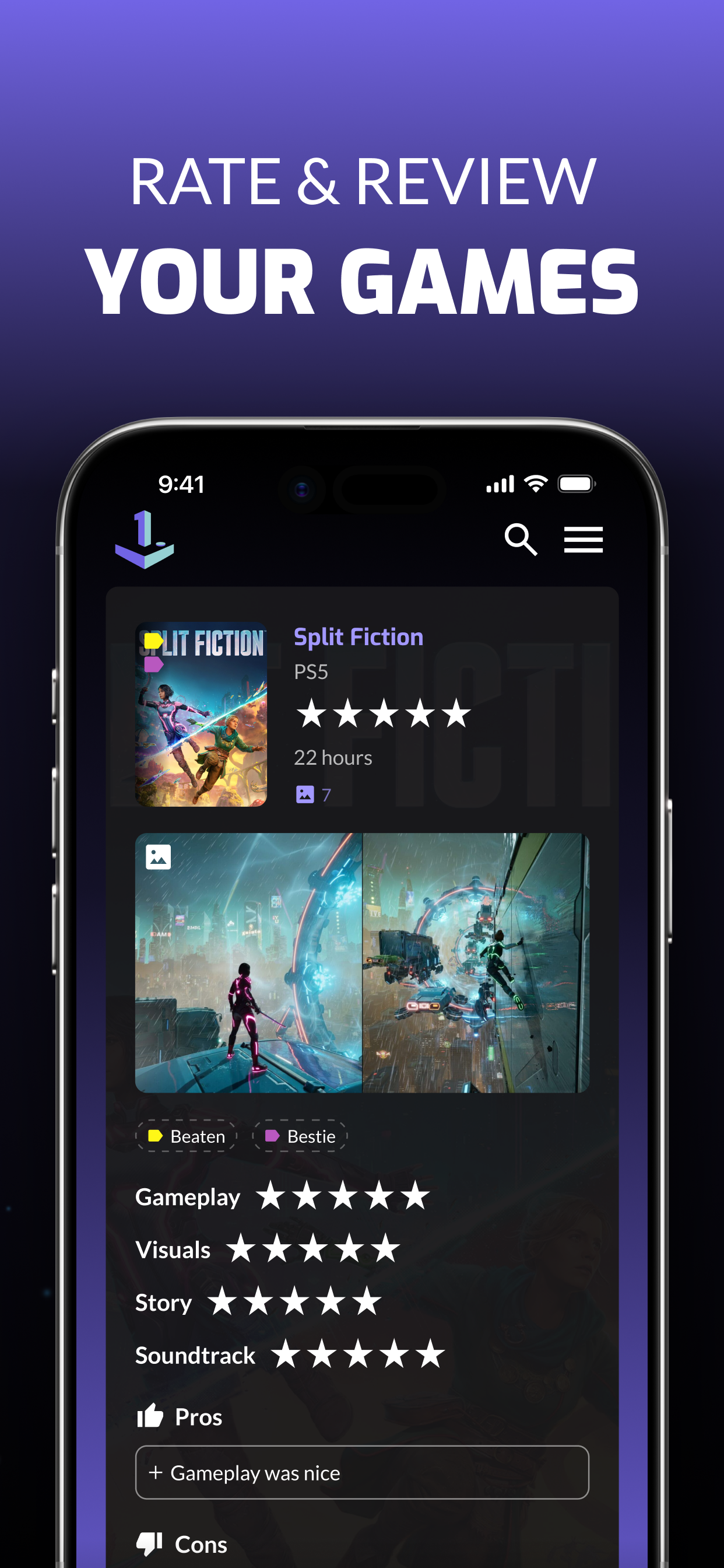 Rankone: Game Library Tracker screenshot 4