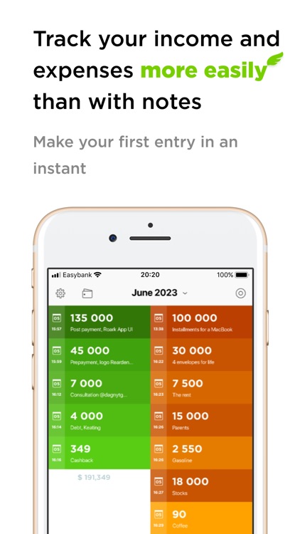 Financial accounting Easybank
