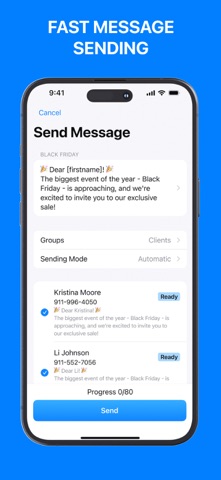 Group Text - Mass SMS Message Screenshot 5 of 5