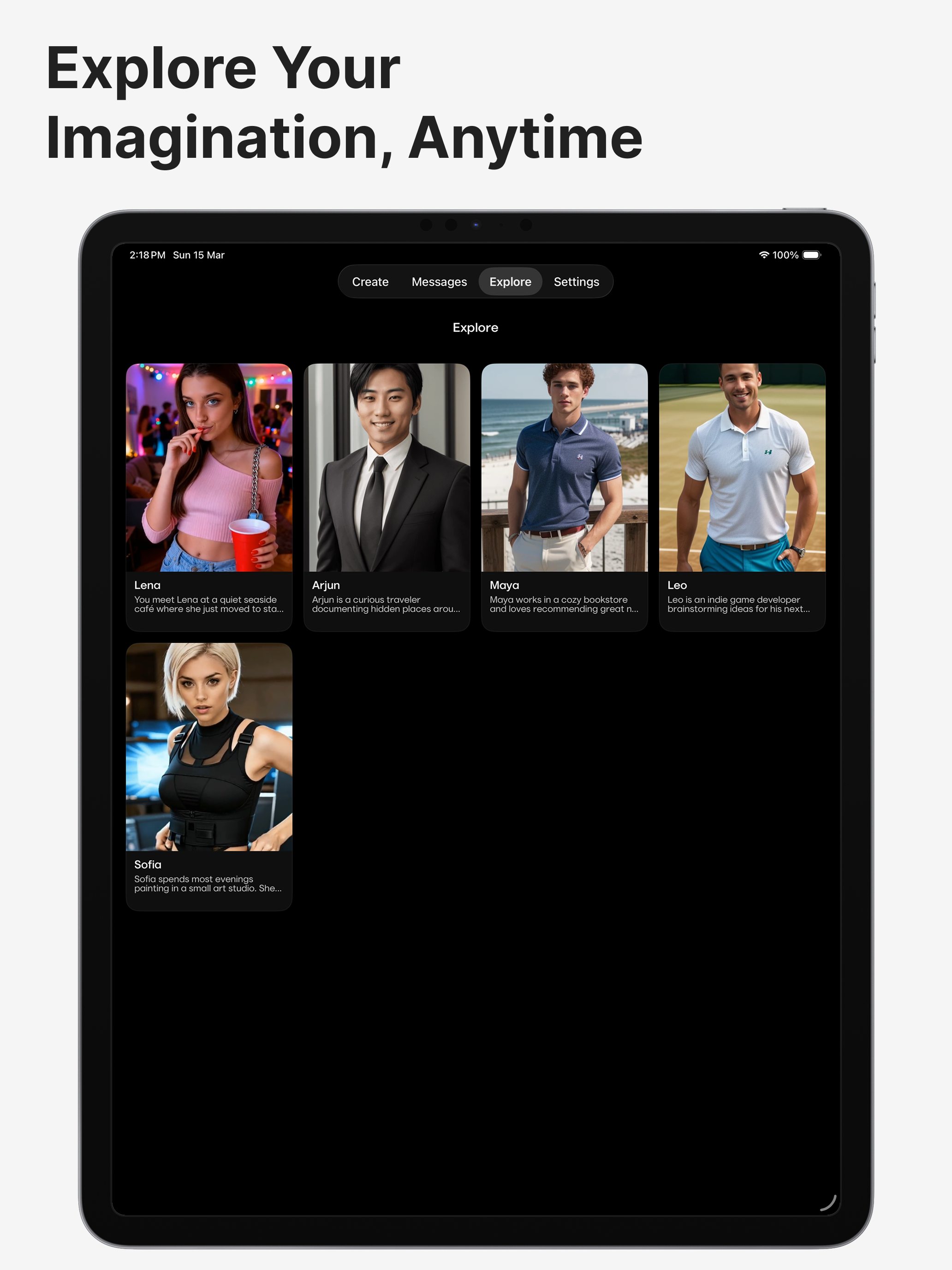 Chocolate AI: Chat, Talk, Play screenshot 9
