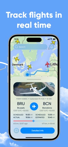 Sky Radar | Plane Finder iPhone screenshot