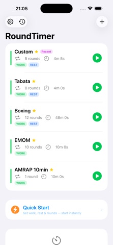 RoundTimer: Interval Timer screenshot