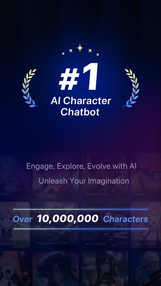 #1. PolyBuzz: Chat with AI Friends (iOS) 由: CLOUD WHALE INTERACTIVE TECHNOLOGY LLC.
