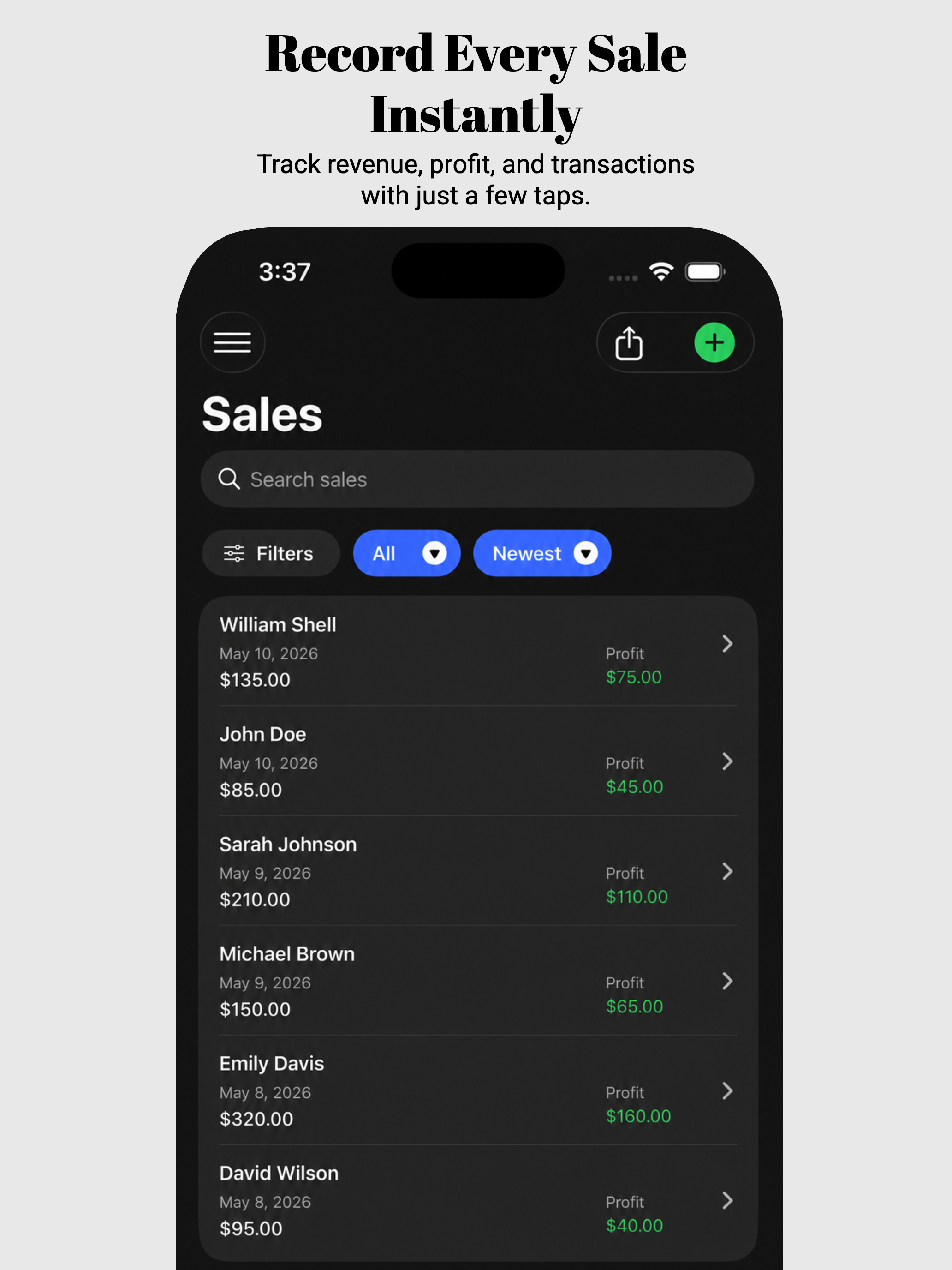 Simple Sales Recorder screenshot 9