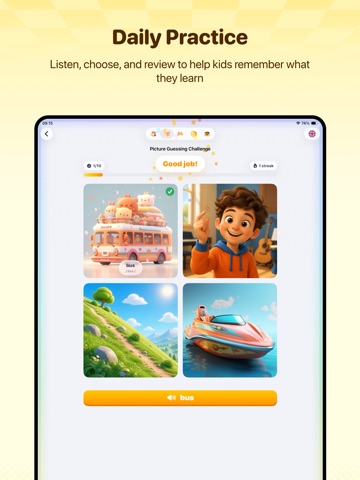 Pineapple English: Word Match iPad screenshot