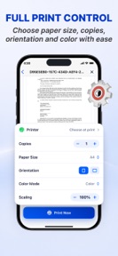 Printer image PDF mini connect screenshot