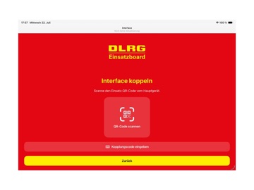 DLRG Einsatzboard iPad screenshot