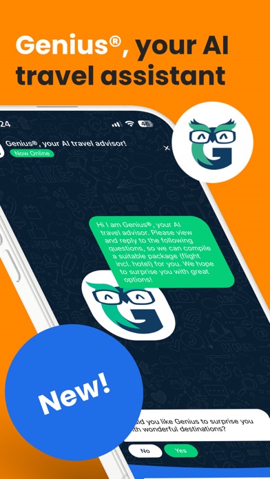 Genius, AI travel assistant Screenshot