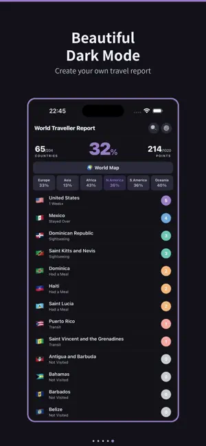 World Map - Traveller's Report screenshot 4