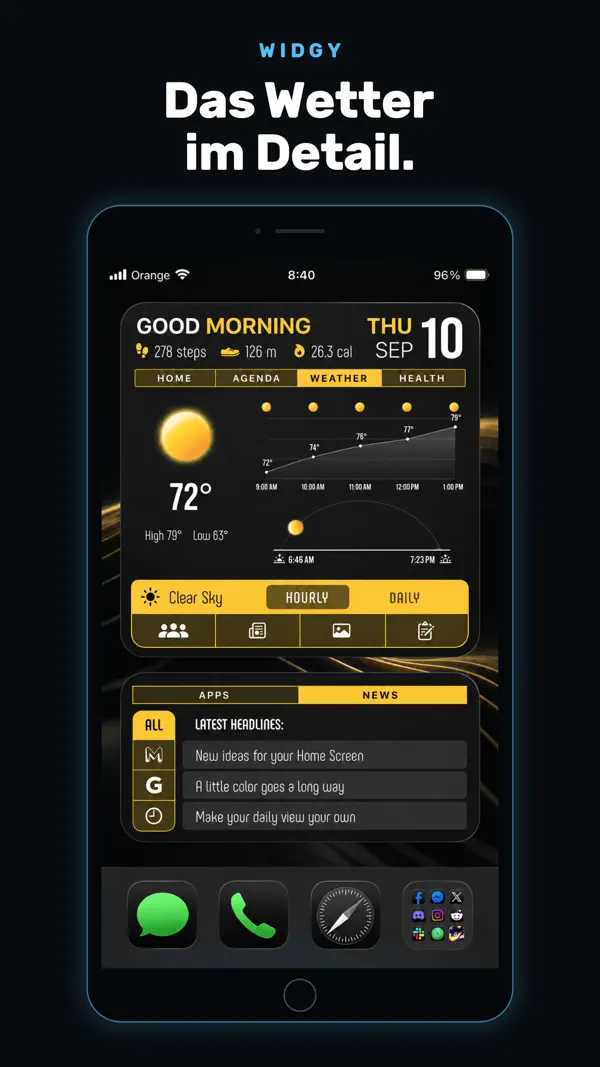 Widgy Widgets iPhone App Screenshot 8 – Grafik & Design