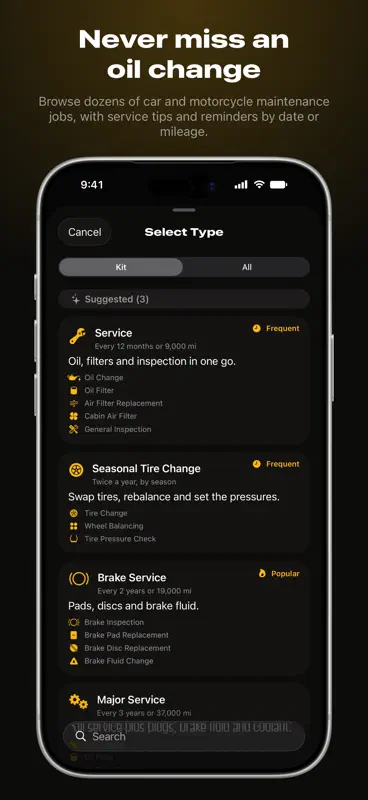 WrenchTime: Car Maintenance screenshot 8 of 10