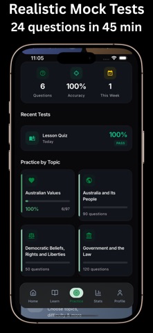 Australian AU Citizenship 2026 iPhone screenshot