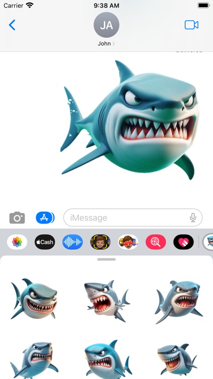 Angry Shark Stickers screenshot-5