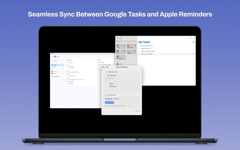 ReminderBridge app screenshot