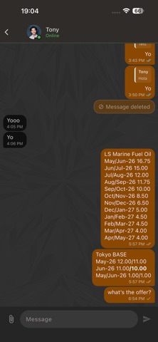 CT Chat screenshot