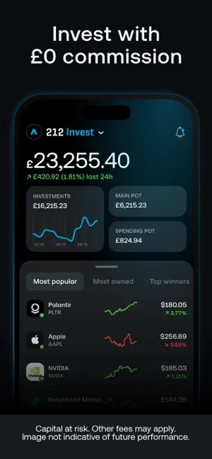 Trading 212 iPhone screenshot 1