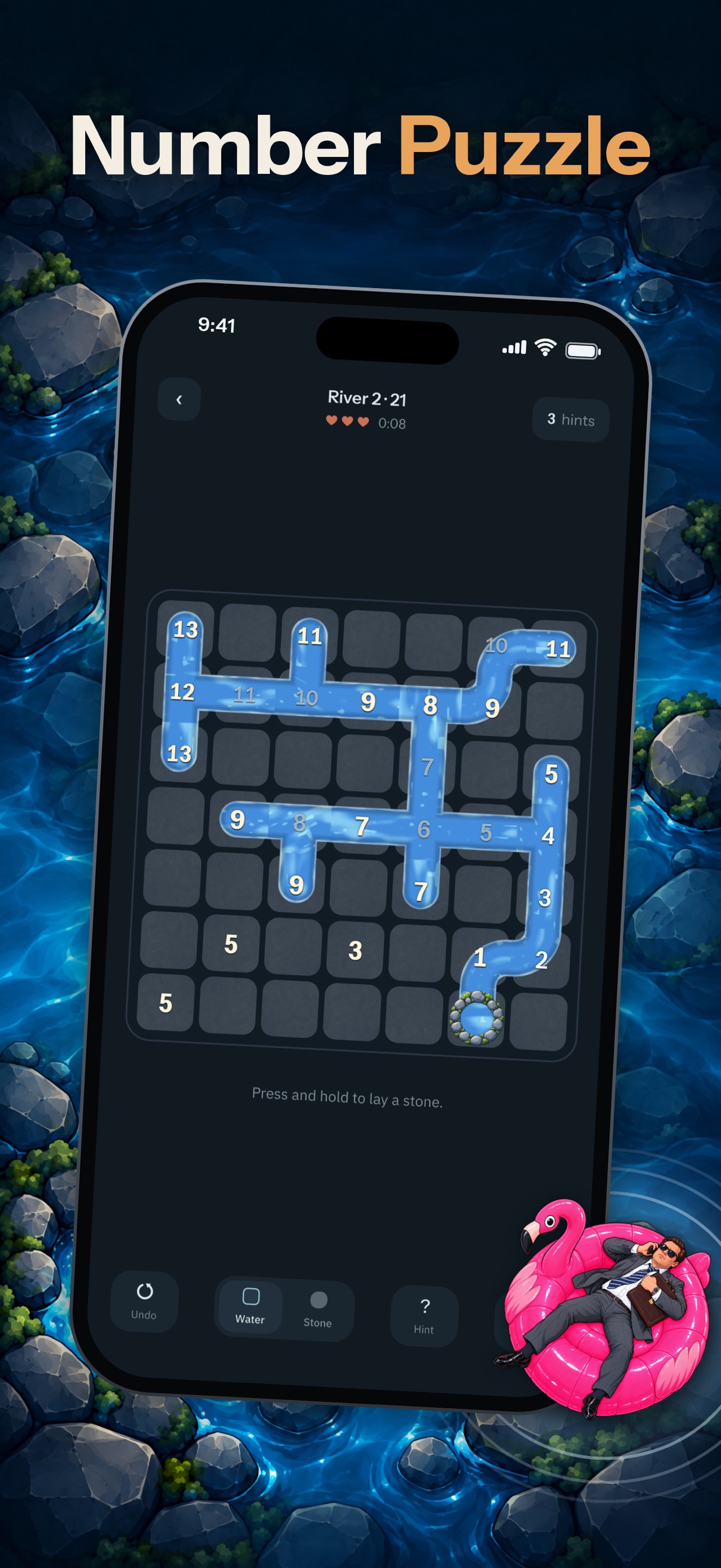 Screenshot 1 of Riverdoku: Maze Logic Puzzle