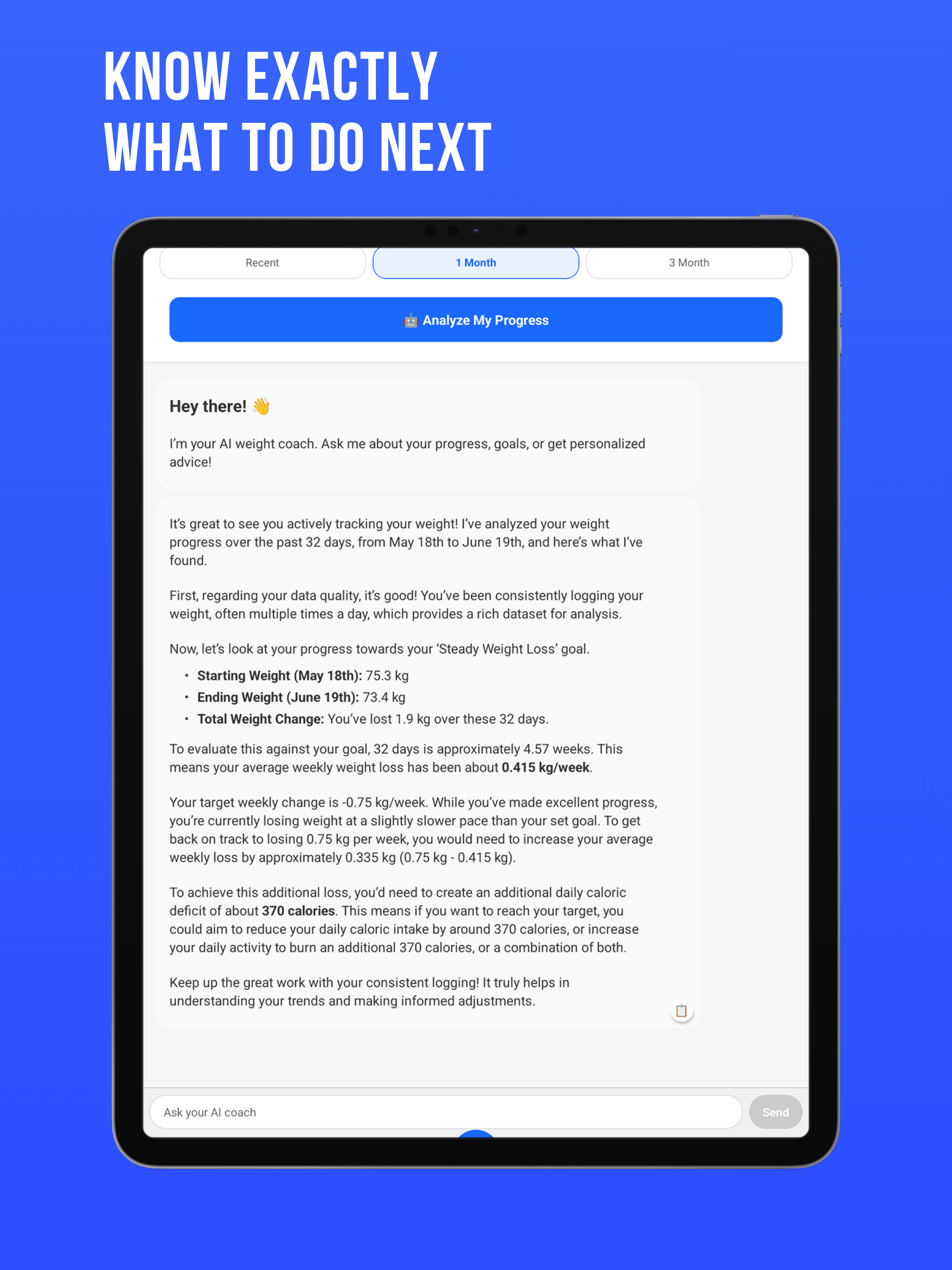 WeightyAI: Smart Weight Coach screenshot 10