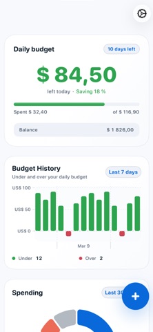 Budge: Daily Budget Screenshot 1 of 4