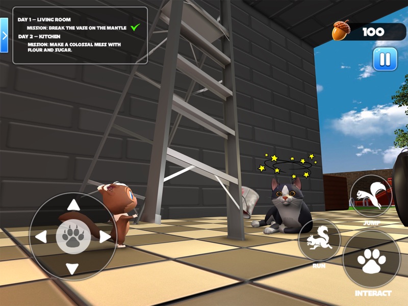 I Am Squirrel vs Cat Games screenshot 7