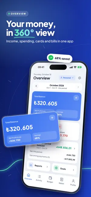 Expense Tracker: Budgetly360 screenshot 1