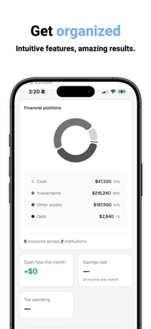Networthy: AI Finance Hub iPhone screenshot
