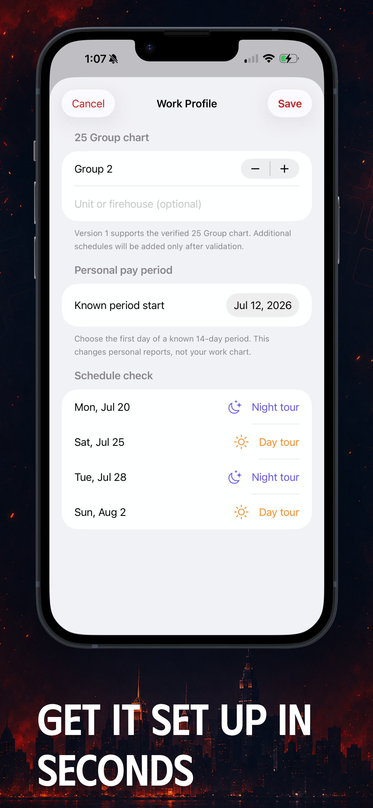 NYC FireShift: Planner & Exam screenshot 2