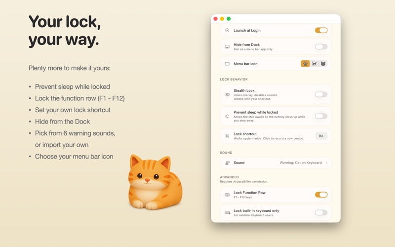 Cats Lock screenshot
