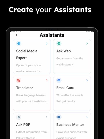 AI Assistant ~ iPad screenshot