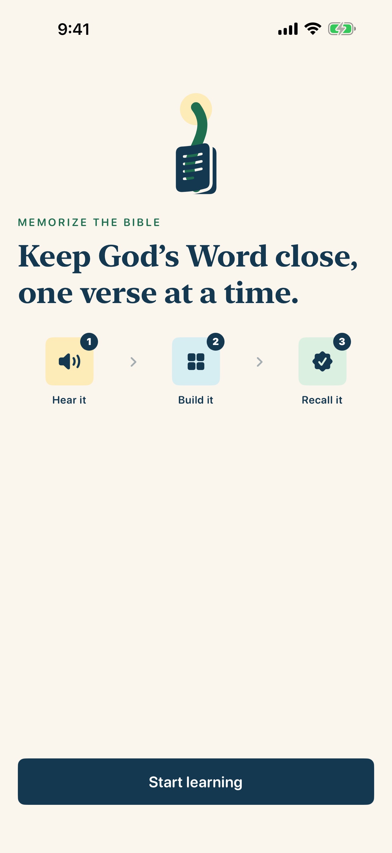 Screenshot 1 of Memorize the Bible: Daily