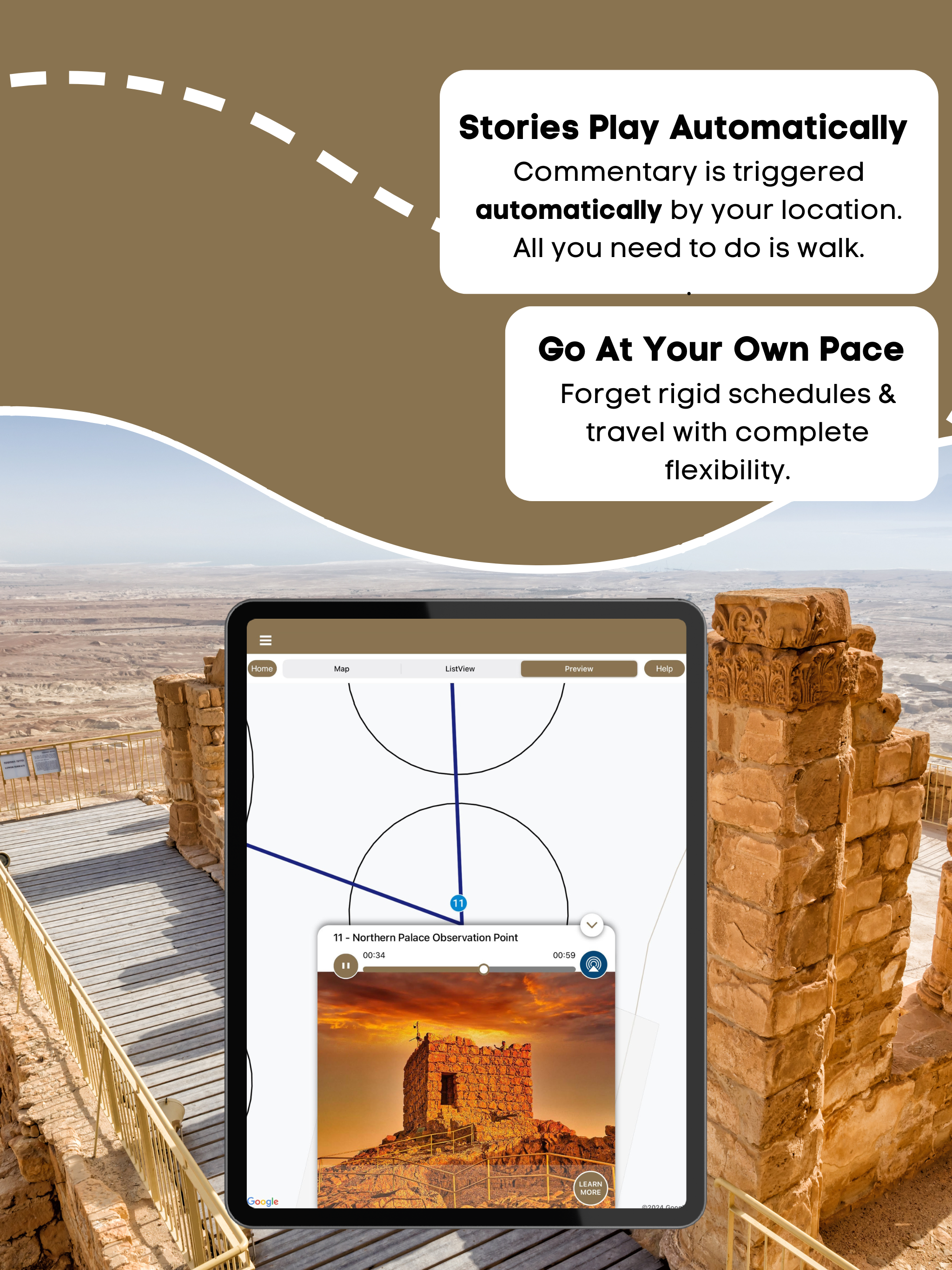 Masada Fortress GPS Audio Tour