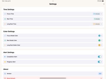 FocusFlow – Gentle iPad screenshot