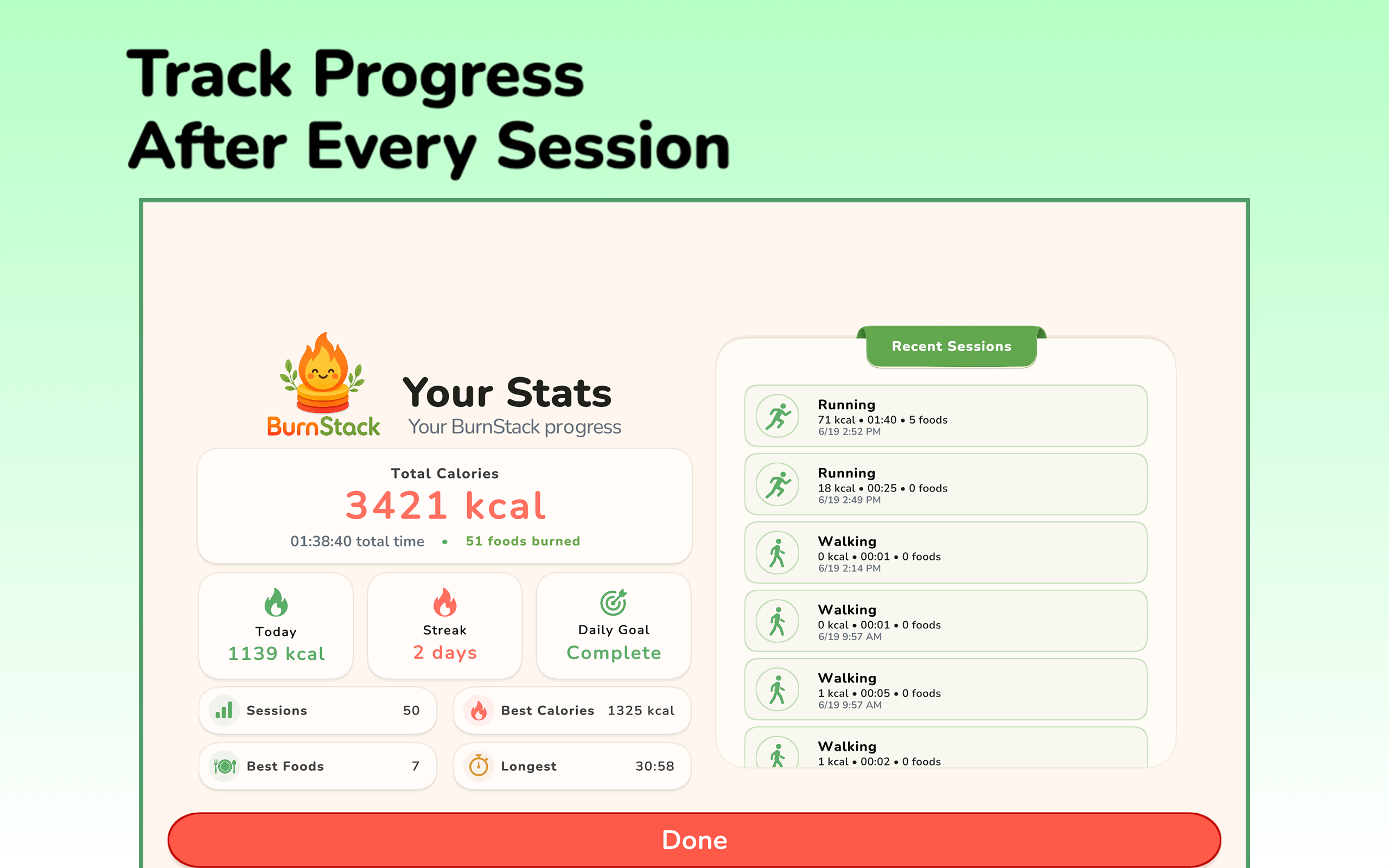BurnStack - Calorie Burner App screenshot 19