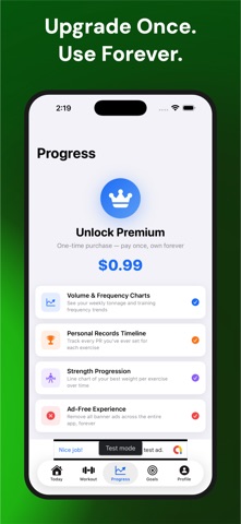 GymBook: Workout Tracker Screenshot 9 of 10