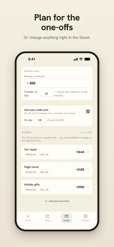 Ormos: Cash Forecast screenshot 5 of 6