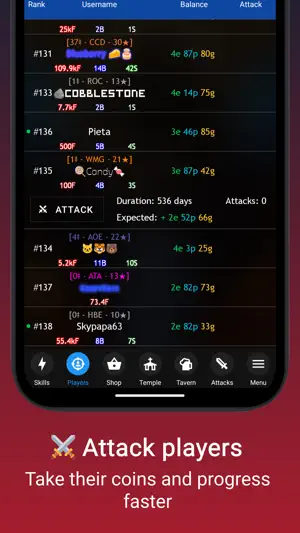 Progress Knight: Multiplayer screenshot 2
