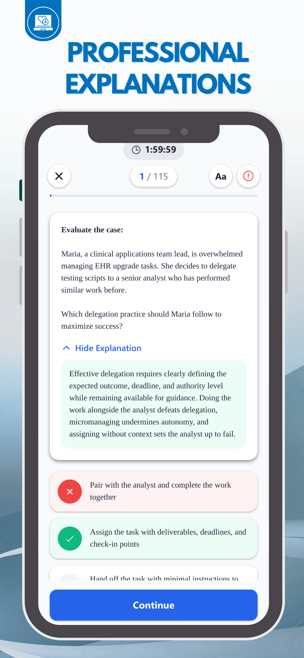 CAHIMS Exam Prep Practice 2026 screenshot 3