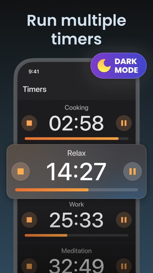#3. MultiTimer: Stopwatch + Timer (iOS) 来自: DigitAlchemy LLC