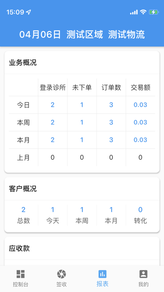 #2. 华药医检 - 物流端 (iOS) 由: 华药医检