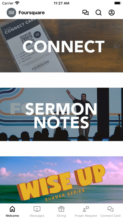 Stanwood Foursquare Church Screenshot