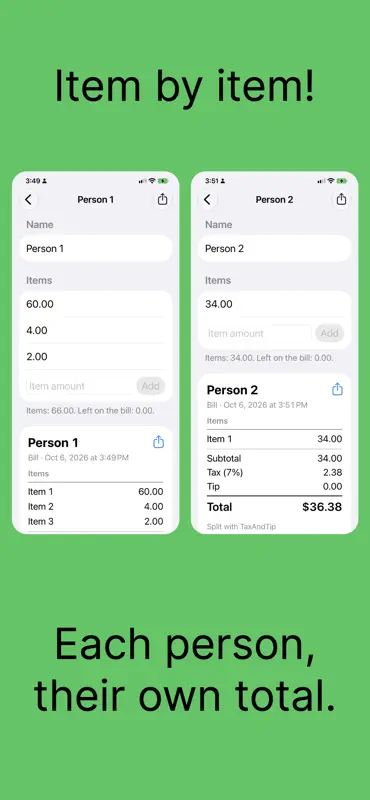 TaxAndTip screenshot 5 of 6