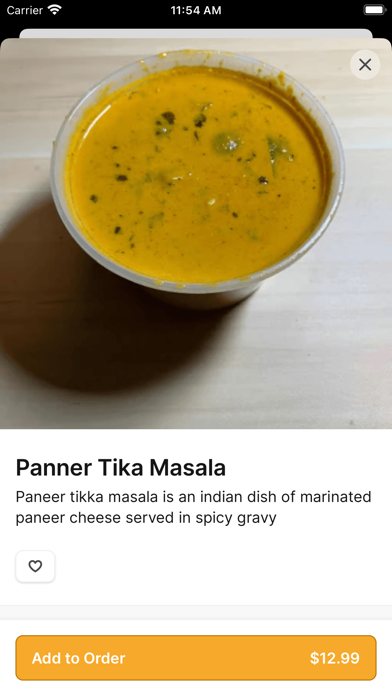 Nagina Palace To Go iPhone screenshot 4 - Food & Drink app